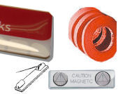 Badges resin and tapes